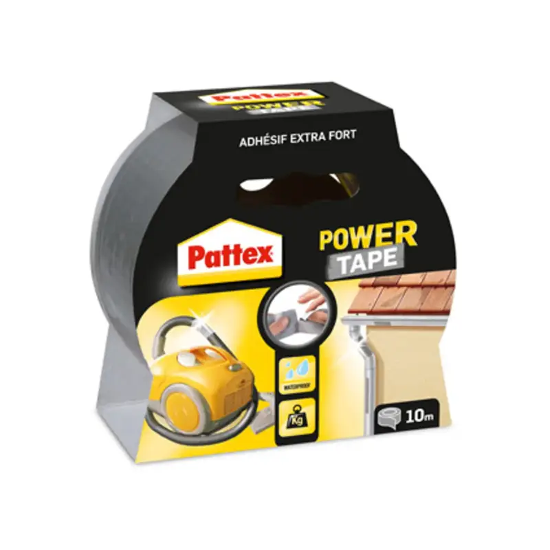 Wereldwijde Verzending Pattex afplaktape Power Tape grijs 10m