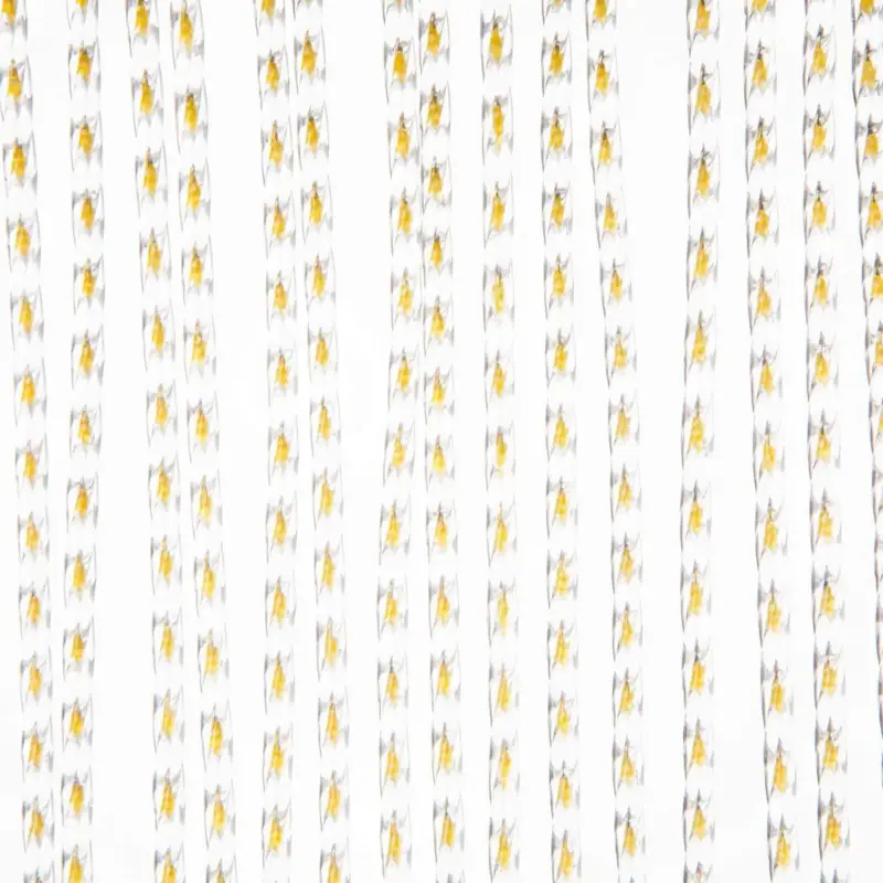 2LIF Vliegengordijn Rome - 90x210cm - Geel - Kunststof Modern