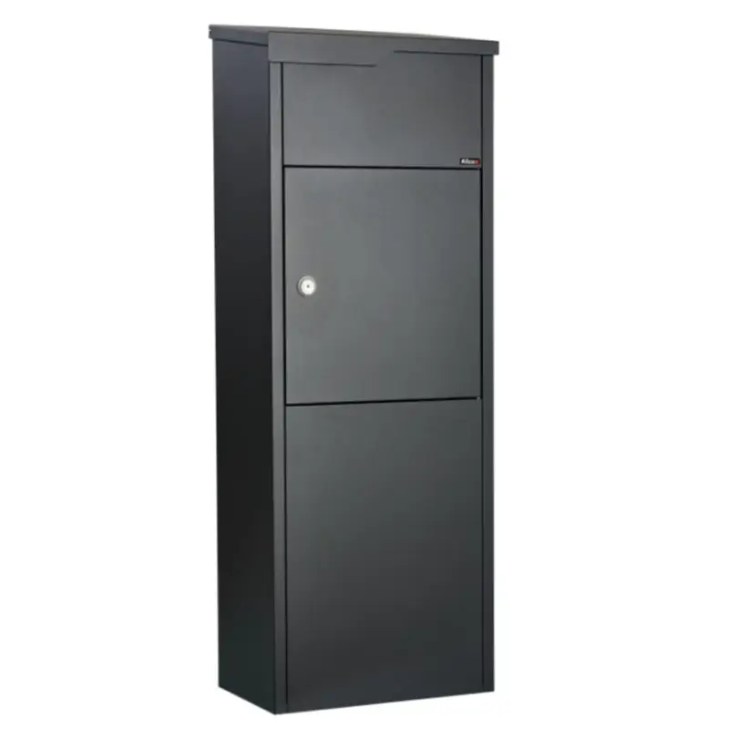 Voordeelprijs Allux Pakketbrievenbus 650 - Staal - Zwart - 38x105x23cm