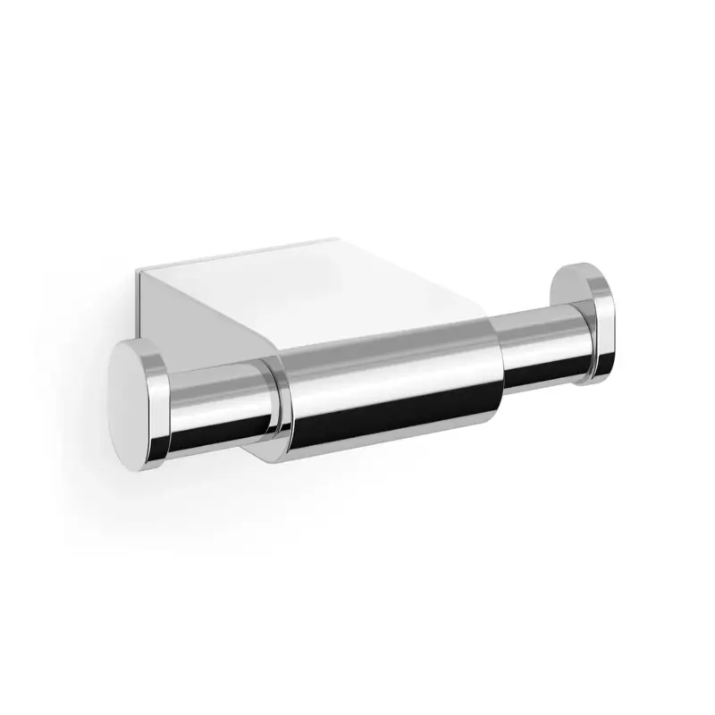 Zack Dubbele Handdoekhaak Atore - RVS - Chroom - 8,8x5,5x2,3cm In De Mode