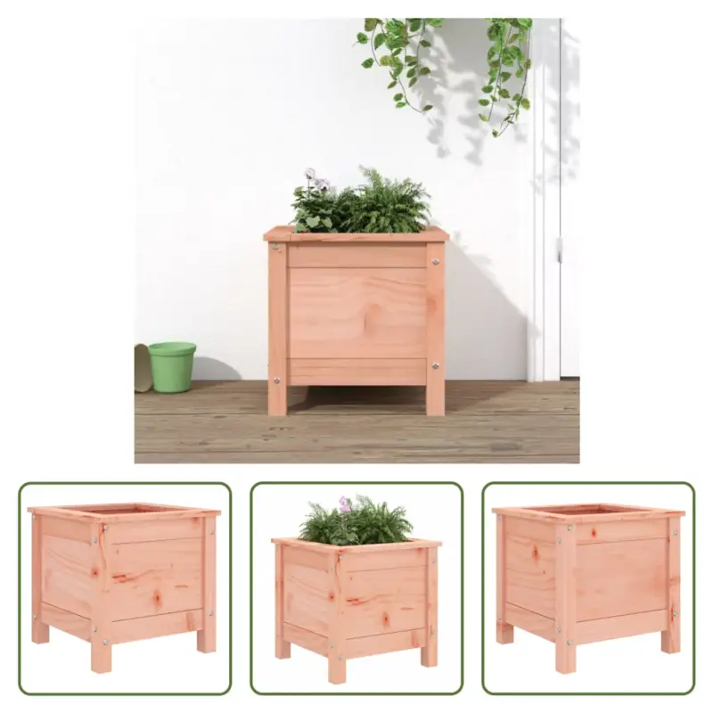 Bestel Nu vidaXL Houten Plantenbak - Massief douglashout - 40 x 40 x 39 cm