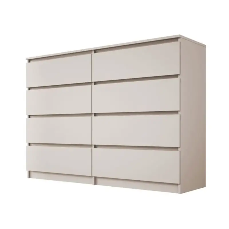 3xe Living - Ladekast: 8 Laden, Kasjmier, 139 X 102 X 39 Cm Uitverkoop