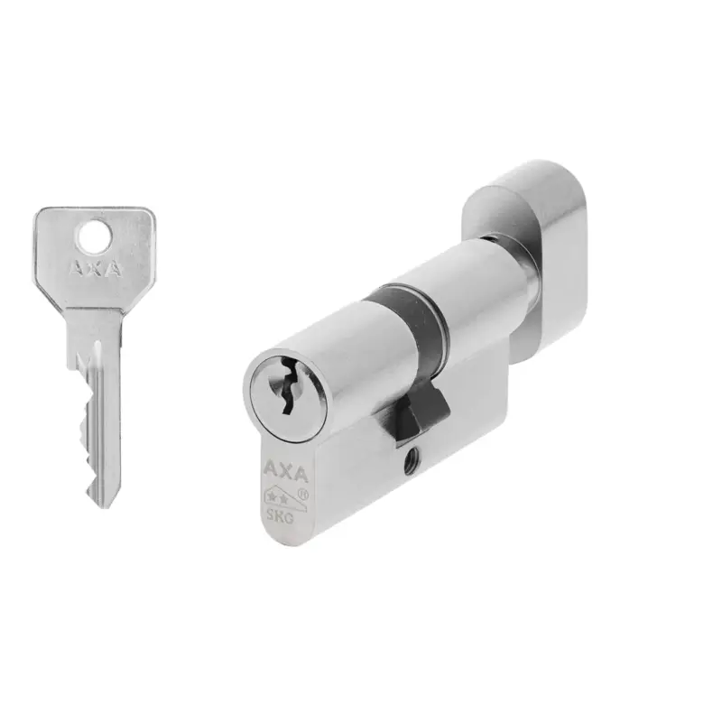Voordeelprijs Axa - Deurcilinder - Security - Vernikkeld - 30/30 Mm - Incl. 3 Sleutels