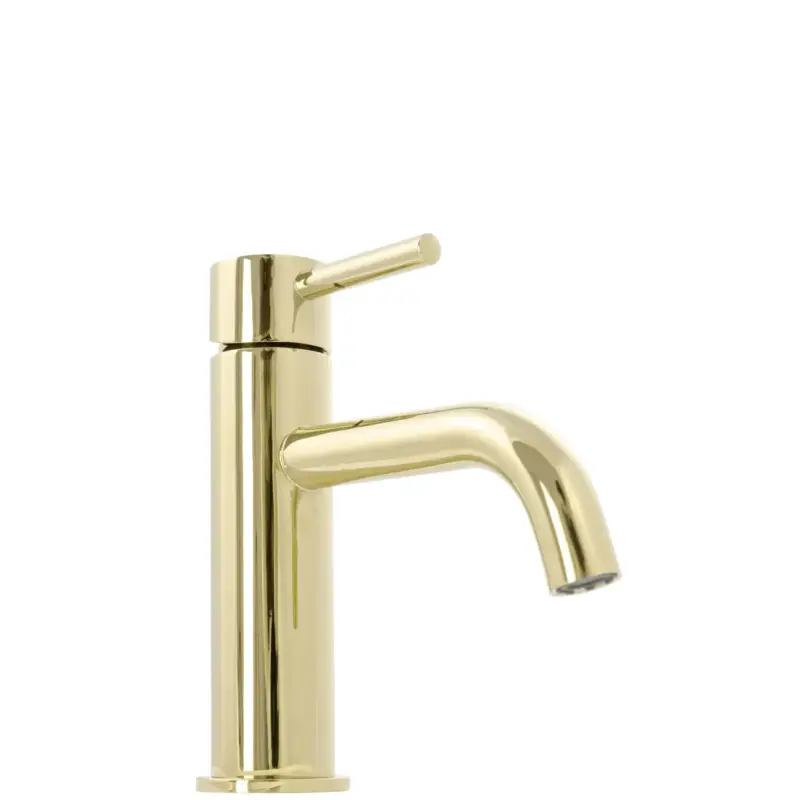 Aanbieding Rea Wastafelkraan Lungo Low Goud 15x5x16,5cm