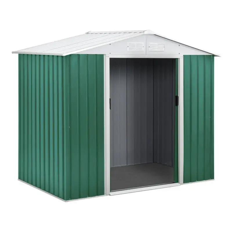 Beste Prijs Tuinhuisje Metaal "rosas" - 2,71 M² - Groen