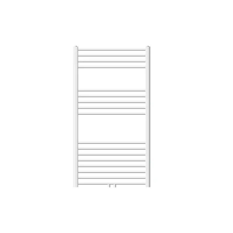 Voordeelprijs Luxebath Sahara 750x1200 Mm Badkamer Radiator, Wit, Gebogen Met Middenaansluiting