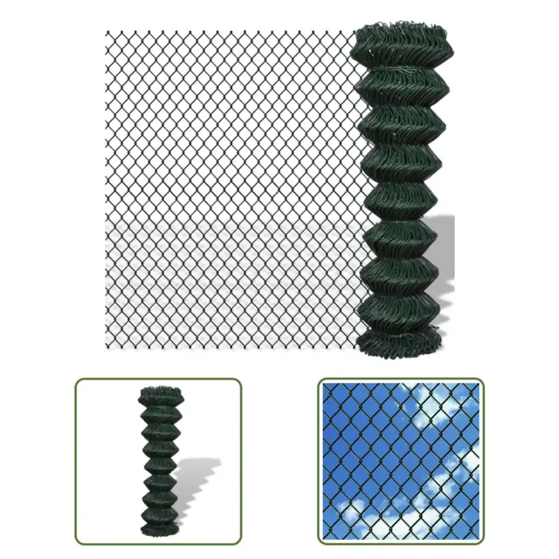 vidaXL Hek PVC Groen - 150x15m - Uv-bestendig+Duurzaam Plaats Bestelling