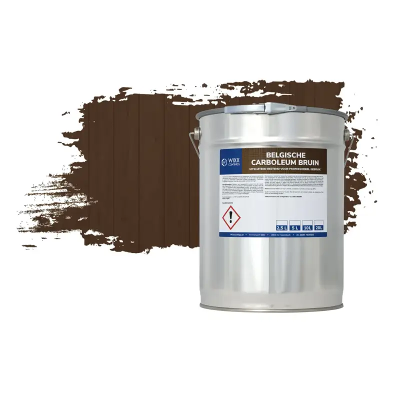 Wixx Belgische Carboleum - Bruin - 2,5l In De Mode
