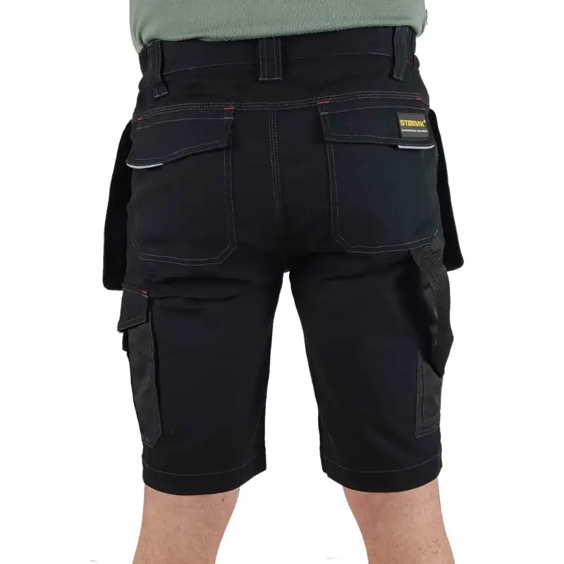 Veilige Betaling Størvik Thijs Stretch Korte Werkbroek Heren - Werkshort - Maat Xl - Zwart