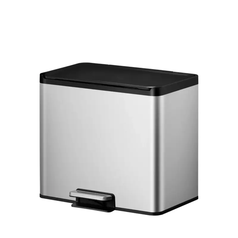 Koopje EKO Afvalscheidingsbak Essential - RVS - Zilver - 46.6x34x43cm - 29L