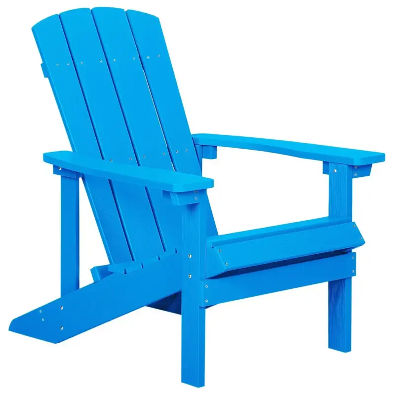 Beliani Tuinstoel Adirondack Blauw 88x75x88 Cm Lage Prijs