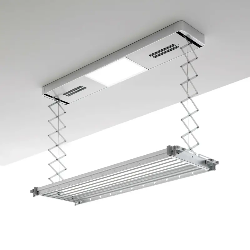 Foxydry PRO 150 electrisch plafonddroogrek met afstandsbediening - 160 X 52 X 25 cm Nieuwe Collectie