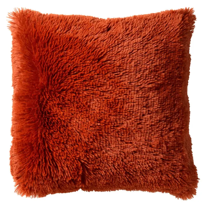 Wereldwijde Verzending Dutch decor sierkussen Fluffy oranje 45x45cm