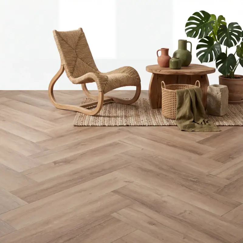 Aanbieding Yarenza Reverie Visgraat Light Oak Klik Pvc