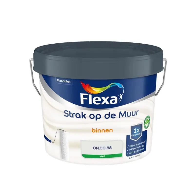Aanbieding Flexa - Strak Op De Muur Binnen Mat - On.00.88 - Meng - 2.5 L