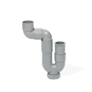 Universeel sifon 40 x 40 mm grijs Rechtstreeks Van De Fabrikant