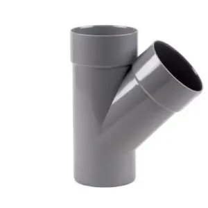 T-stuk 50 x 50 mm 45° 2xLV/1x spie Wereldwijde Verzending