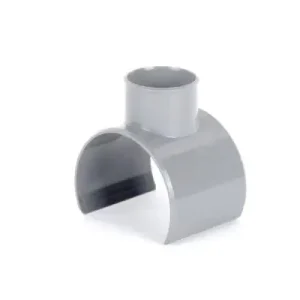 PVC klemzadel 75 x 40 mm grijs Limited Edition