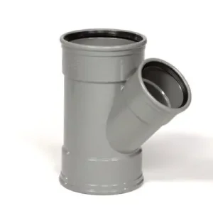 Superprijs T-stuk 200 x 125 mm 45° 3xMV SN 8