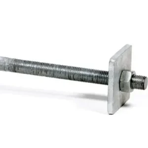 Merkproduct Volgplaat 80 x 80 x 8 mm voor 16 mm (verzinkt)