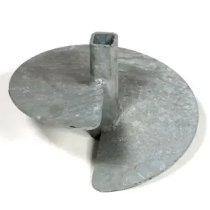 Beperkte Voorraad Schroefanker vierkant 30 x D=250 mm