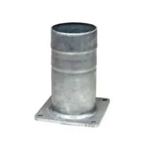 5″ slangtule + vierkantflens Garantie Inbegrepen