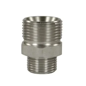 Schroefnippel M22 AG -1/2 AG RVS Betaalbaar