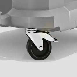 Flitsaanbieding Kärcher zwenkwiel met rem Ø75, voor NT 30/1 & NT 40/1 Tact